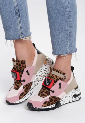 Pantofi sport dama colorati Millenium Roz