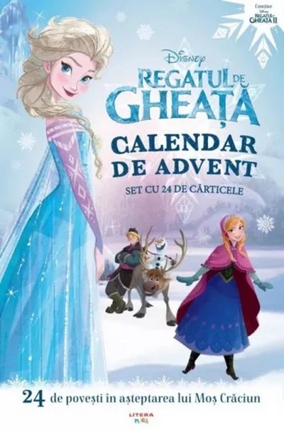 Disney - Disney. Regatul de gheata. Calendar de advent. Set cu 24 de carticele