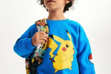 Bluza sport pentru baieti cu maneci lungi si imprimeu Pokémon Albastra 116-170 cm