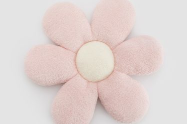 Reserved - Pernă decorativă în formă de floare - Roz